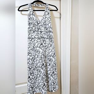 AB Studio Black/White Halter Dress Size 14